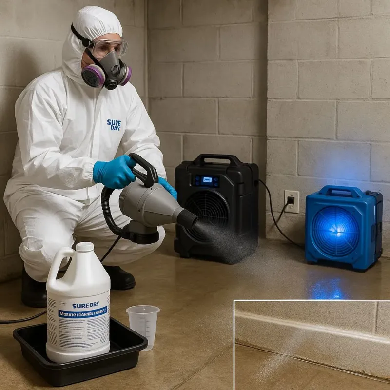 Sanitization and Odor Removal process in The Colony, TX