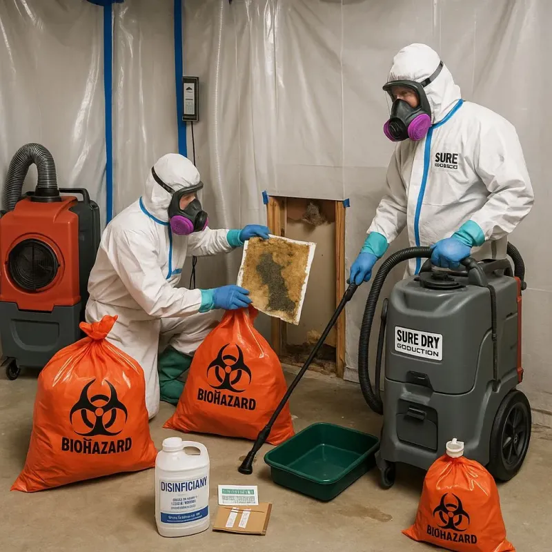 Contaminated Water Handling Protocols process in The Colony, TX