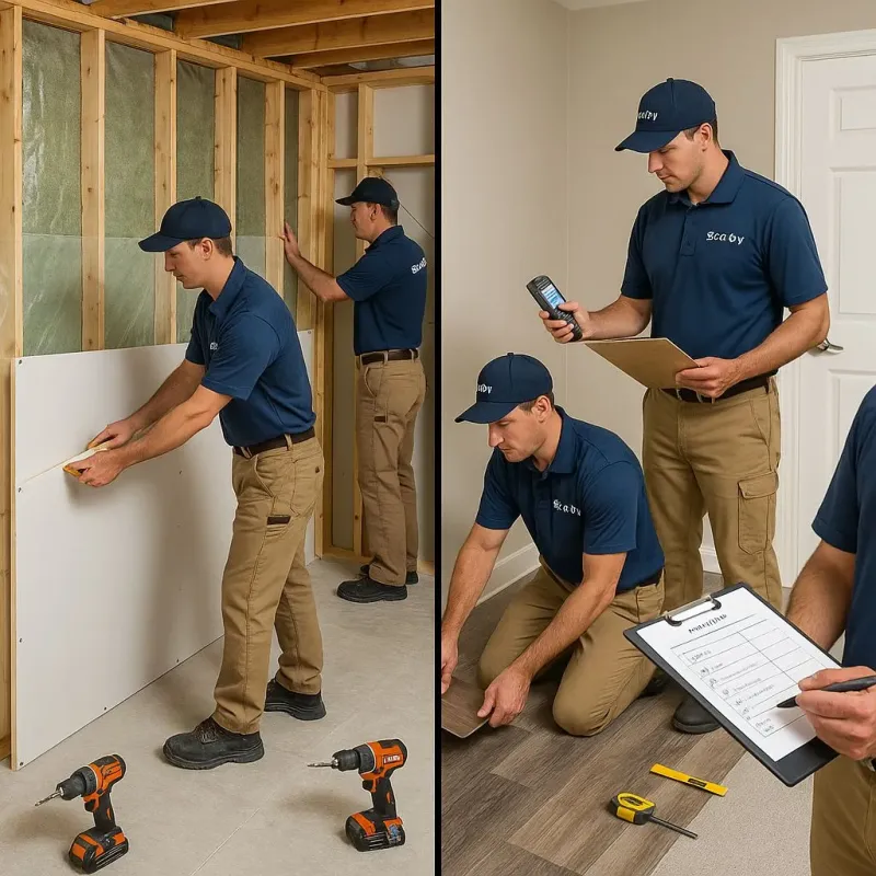 Repairs and Reconstruction process in The Colony, TX